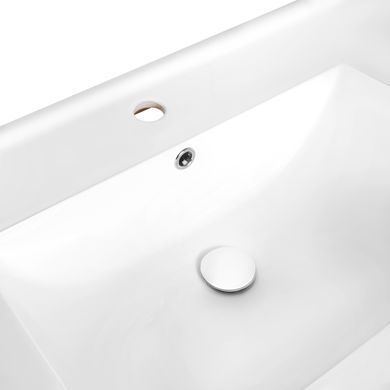 фото Раковина Qtap Albatross 5C 1000х480х210 White с донным клапаном QT01115100CW