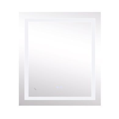 фото Зеркало Lidz Kubis 700х800 с LED-подсветкой Touch, с антизапотеванием, с диммером, рег. яркости Reverse LD78LF9048070