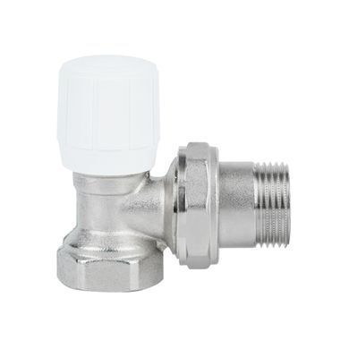 фотографія Кран радіаторний Icma 3/4" з антипротіканням кутовий №951