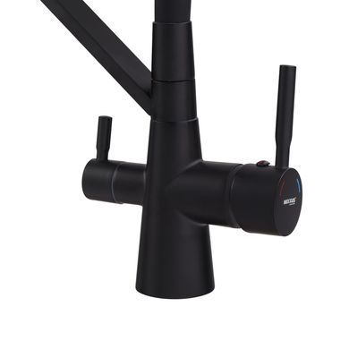 фото Змішувач для кухні Mixxus Premium Magnet 021 BLACK REFL.BLACK (MI6974)