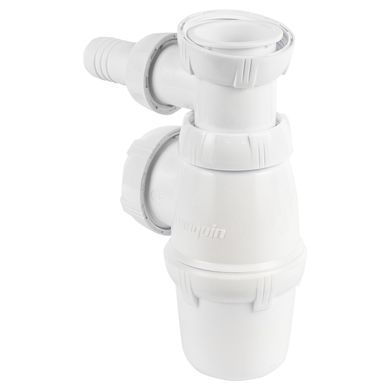 фото Сифон для кухонної мийки з підведенням 1&frac12;"&times;&Oslash;40мм WIRQUIN (9542820)