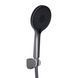 Змішувач для ванни Qtap Vlasta New (з душовим гарнітуром) QTVLA259GMB45643 Gunmetal Black PVD