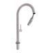 Змішувач для кухні Qtap Lenicka з висувним виливом QTLEN9138103UN Brushed Nickel PVD