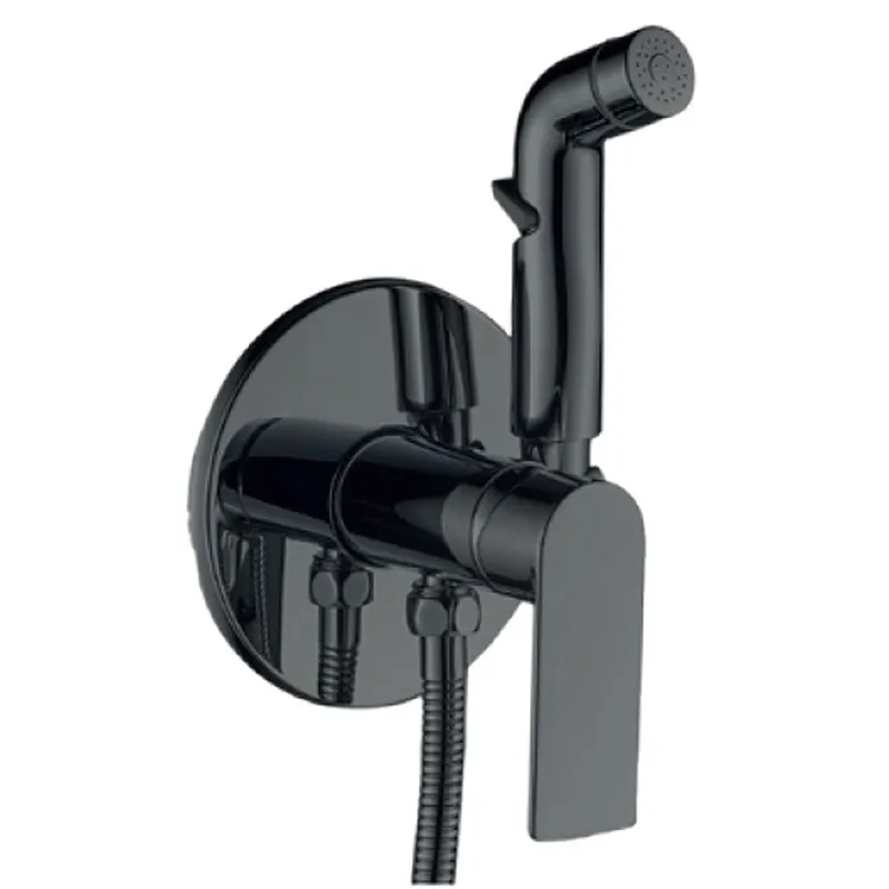 фотографія Змішувач для гігієнічного душу Haiba ALEX 002 (INNER) GRAPHITE (HB9617)