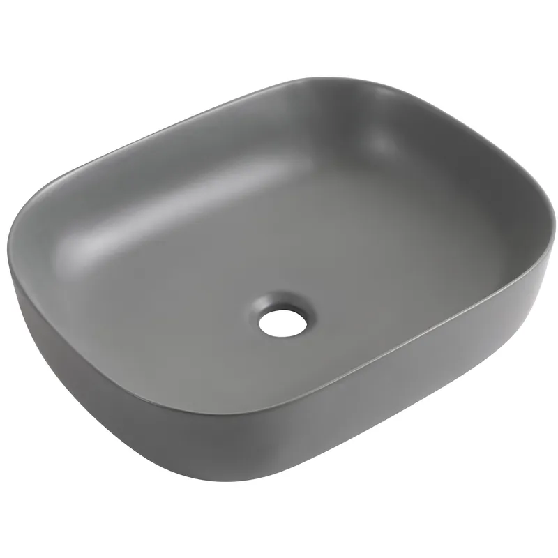 фото Раковина накладна Mixxus Premium DIVERSE-0115 GRAY 490x395x135mm (MP6650)
