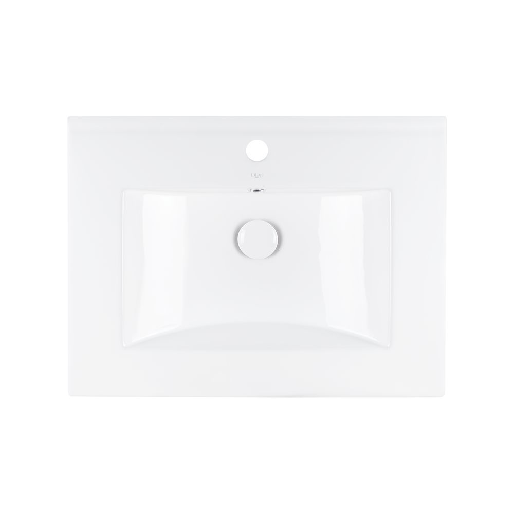 фото Раковина Qtap Albatross 600х470х180 White с донным клапаном QT01113060CW