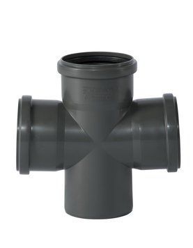 фотографія Хрестовина каналізаційна Dn 100/100/100 87&deg; Ostendorf HT-Safe