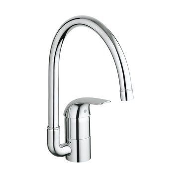 фотографія Смеситель для кухни Grohe Euroeco 32752000: Оптимальное соотношение функциональности и экономииЭтот удивительный кухонный смеситель из серии Euroeco представляет собой идеальное дополнение для любой кухонной мойки. Воплощая сочетание доступной цены и