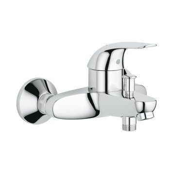 фотографія Смеситель для ванны Grohe Euroeco 32743000 - это практичное и стильное решение из коллекции EuroEco, представленное немецкой компанией GROHE. Этот смеситель отличается надежностью, функциональностью и высоким качеством изготовления, что делает его идеальн
