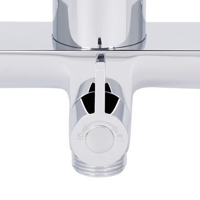 фото Смеситель для ванны Qtap Vlasta New с длинным поворотным изливом (c душевым гарнитуром) QTVLA260CRM45644 Chrome