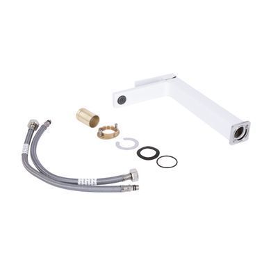 фото Смеситель для раковины Qtap Gemini высокий QTGEM269CRW45679 Chrome/White