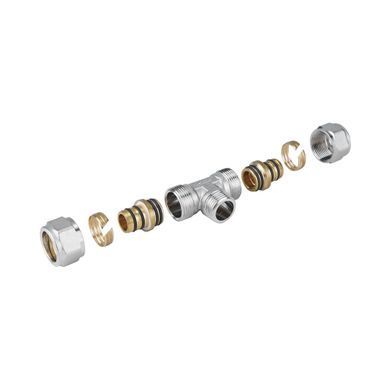 фото Трійник обжимний Icma 20х1/2"х20 ЗР №547