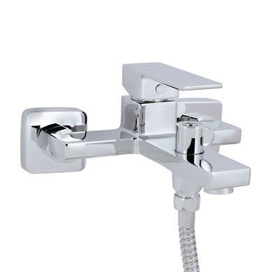 фотографія Змішувач для ванни Qtap Gemini (з душовим гарнітуром) QTGEM259CRM45681 Chrome