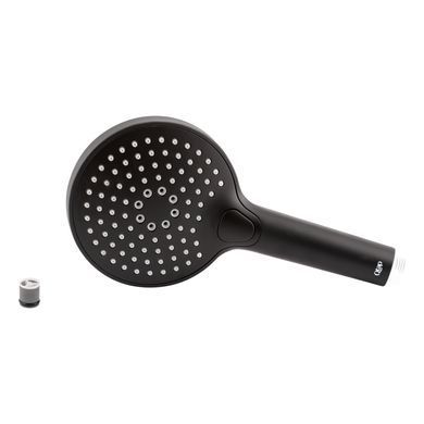 фотографія Лейка для ручного душа Qtap Rucni 120 мм округлая QTRUCA120O3KBB Black Matt