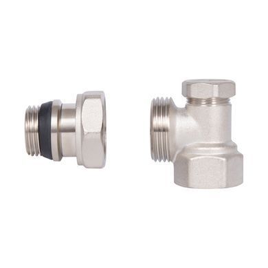 фотографія Кран радіаторний Thermo Alliance Base 1/2" ВЗ з антипротіканням кутовий SD229W15