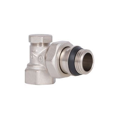 фотографія Кран радіаторний Thermo Alliance Base 1/2" ВЗ з антипротіканням кутовий SD229W15