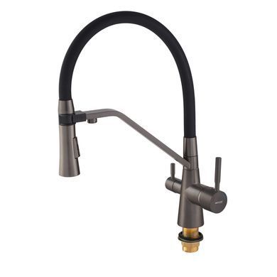 фото Змішувач для кухні Mixxus Premium Magnet 021 GRAPHITE REFL.BLACK (MI6975)
