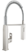 фото Змішувач для кухні з гнучким виливом Grohe Eurocube (31395DC0)