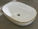 Раковина накладна Mixxus Premium ELLIPSE-0105 EDGE GOLD 600х400х150mm (MP6564)