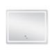 Дзеркало Qtap Mideya (DC-F910) 1000х800 з LED-підсвічуванням Touch, з антизапотіванням, з годинником, димером, рег. яскравості QT2078F910W