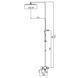 Душова колона KOER KB-56007-04 зі змішувачем, 3 функції (Колір хром+білий) (KR5159)