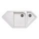 Кухонна мийка з додатковою чашею Lidz 1000x500/225 WHI-01 (LIDZWHI011000500225)