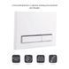 Панель змиву для унітаза Qtap Nest QT0111V1105GW
