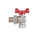 Кран шаровой "Американка" Thermo Alliance Standart 1/2" ВН угловой SD222NW15PN40