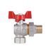 Кран шаровой "Американка" Thermo Alliance Standart 1/2" ВН угловой SD222NW15PN40