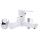 фото Змішувач для ванни PLAMIX VEGA-009 WHITE (без шланга та лійки) (Колір білий) (PM0573)
