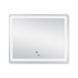Дзеркало Qtap Mideya (DC-F910) 1000х800 з LED-підсвічуванням Touch, з антизапотіванням, з годинником, димером, рег. яскравості QT2078F910W