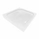 Душова кабіна Lidz Wawel SC90x90.SAT.LOW.GR, скло тон. 4 мм + Lidz Душовий піддон KAPIELKA ST90x90х14