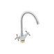 Змішувач для кухні Lidz Lamb 278F двохвентильний LDLAM278FCRM35071 Chrome