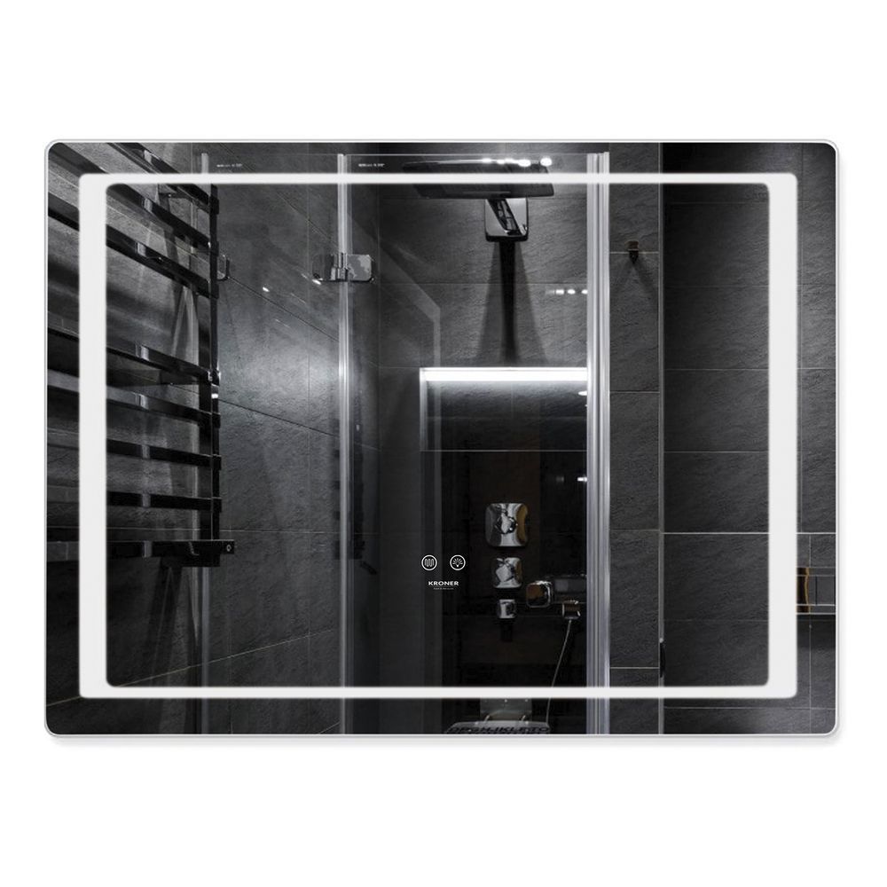 фото Зеркало Kroner KRP Spiegel HR2 - 10070 с LED-подсветкой и антизапотеванием