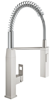 фото Змішувач для кухні з гнучким виливом Grohe Eurocube (31395DC0)
