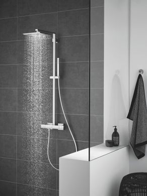 фото Душова система з термостатом для душа Grohe Euphoria Cube System (26087000)