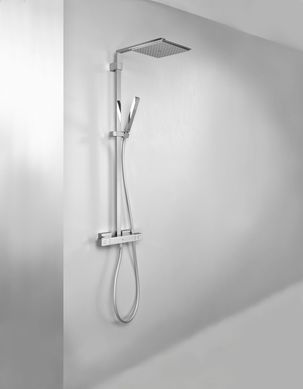 фото Душова система з термостатом для душа Grohe Euphoria Cube System (26087000)