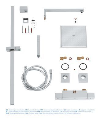 фото Душова система з термостатом для душа Grohe Euphoria Cube System (26087000)