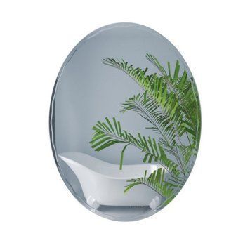 фотографія Дзеркало Lidz Latwa 140.07.11 (1) 650х800 настінне овальне з декором LD78LA6580