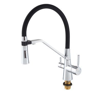 фото Змішувач для кухні Mixxus Premium Magnet 021 REFL.BLACK (MI6973)