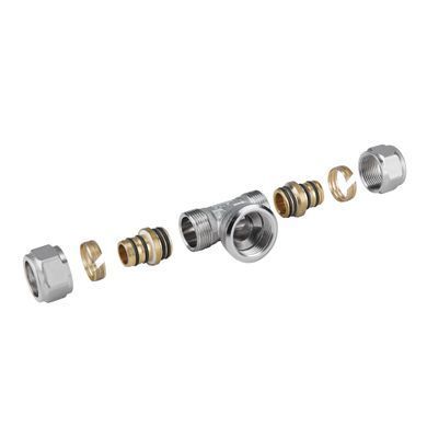 фото Трійник обжимний Icma 20х3/4"х20 ВР №548