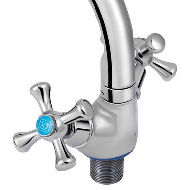 фотографія Смеситель для кухни Lidz Lamb 276F двухвентильный LDLAM276FCRM22019 Chrome
