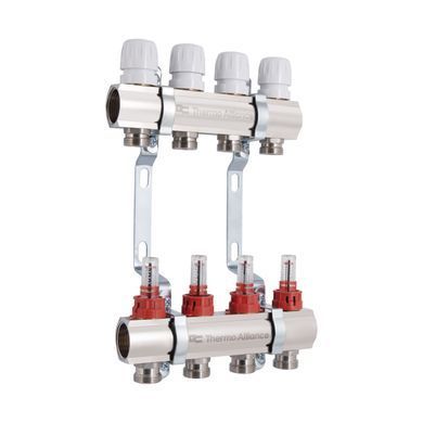 фото Коллектор с расходомерами Thermo Alliance Standart 1" 4 выхода SD235W4