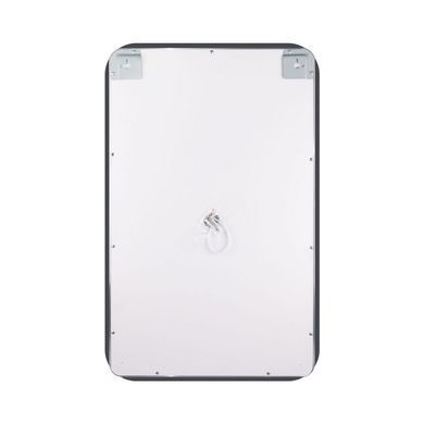 фотографія Дзеркало Qtap Mideya (DC-F911) 500х800 з LED-підсвічуванням Touch, з антизапотіванням, з годинником, димером, рег. яскравості QT2078F911W