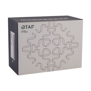 фотографія Змішувач для ванни Qtap Gemini (з душовим гарнітуром) QTGEM259CRW45683 Chrome/White