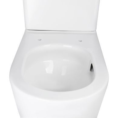 фотографія Унітаз-компакт Qtap Scorpio безободковий Ultra Quiet з сидінням Soft-close QT14222125AUQW