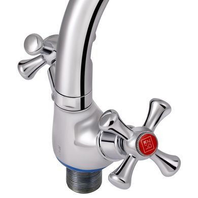фотографія Смеситель для кухни Lidz Lamb 276F двухвентильный LDLAM276FCRM22019 Chrome