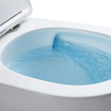 фотографія Унітаз-компакт Qtap Scorpio безободковий Ultra Quiet з сидінням Soft-close QT14222125AUQW
