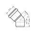 Ручка картриджа Lidz (45x109,9x26,6) для смесителей Nexus LDNEX45109926651154