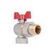 Кран шаровой "Американка" Thermo Alliance Standart 3/4" ВН угловой SD222NW20PN40